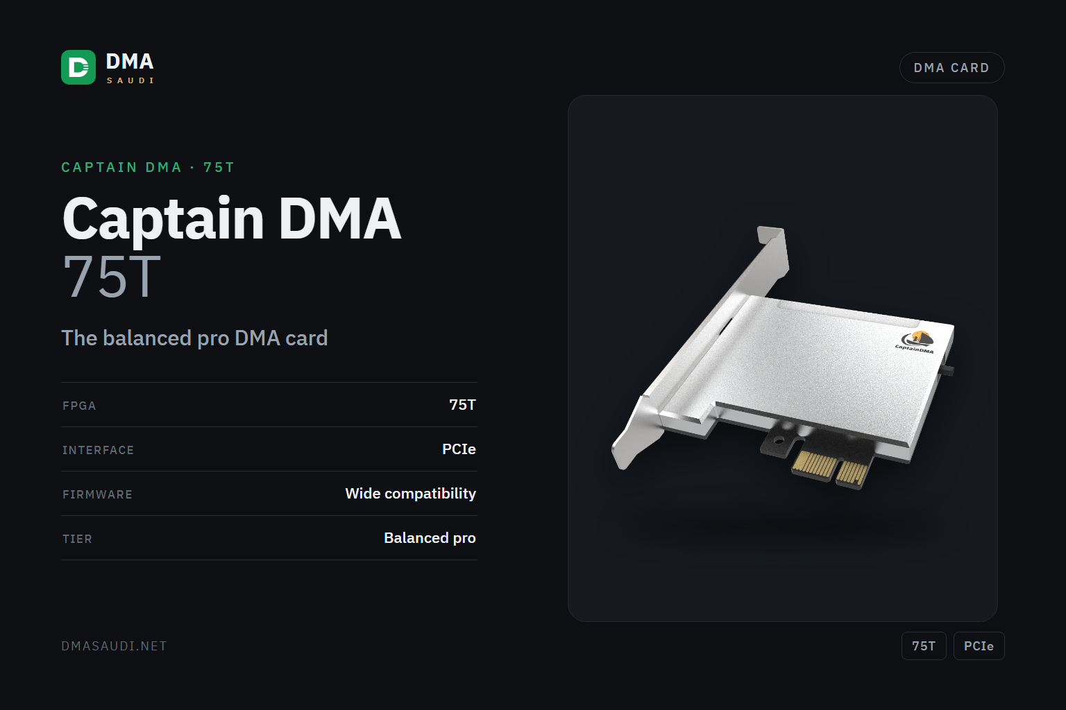 Captain DMA 75T — DMA Saudi