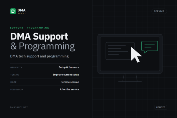 DMA technical support and programming service — DMA Saudi
