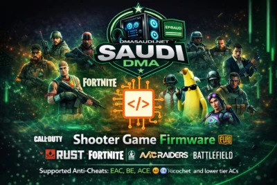 فيرموير احترافي للألعاب التنافسية | Fortnite، Apex، PUBG، COD، Rust | EAC & BE
