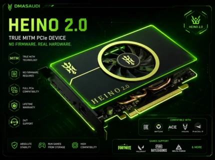 Heino 2.0 | جهاز MITM PCIe الثوري – بدون Firmware | إكسسوار