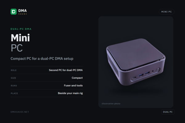 Mini PC – compact PC for a dual-PC DMA setup — DMA Saudi