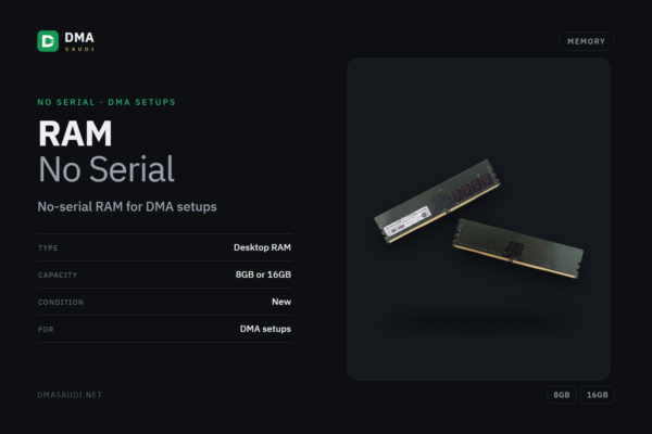 No-Serial RAM — DMA Saudi