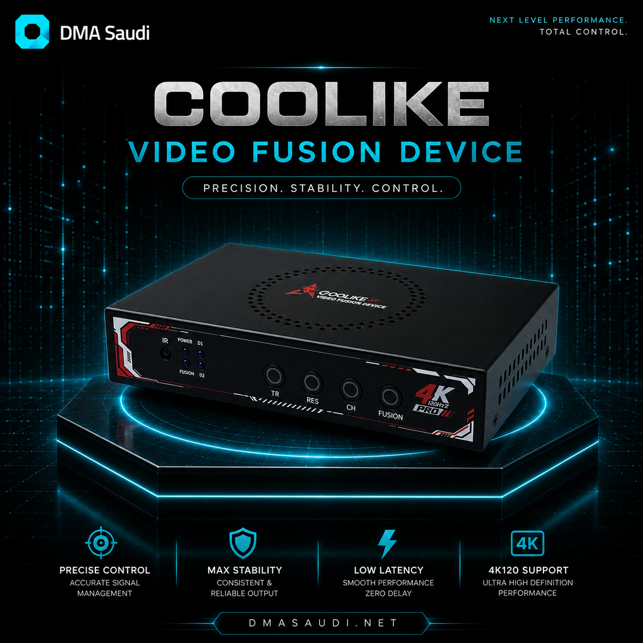 Godlike 4K Pro Fuser DisplayPort | 4K 120Hz | 2K 240Hz | 1080P 360Hz