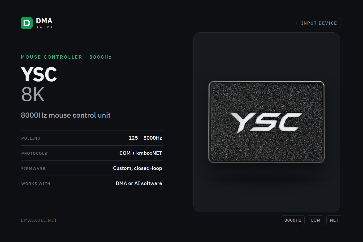 YSC 8K — DMA Saudi